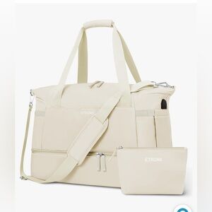 ETRONIK Travel Bag: Shoes Compartment, Weekender Overnight Duffel, Carry On bag